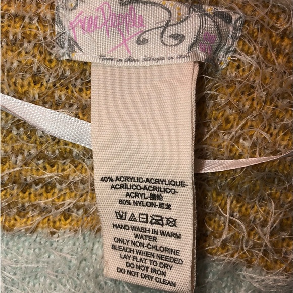 NWT Free People Diamond Back Boho Kimono Open Front Sweater,Size-OS - Picture 10 of 11